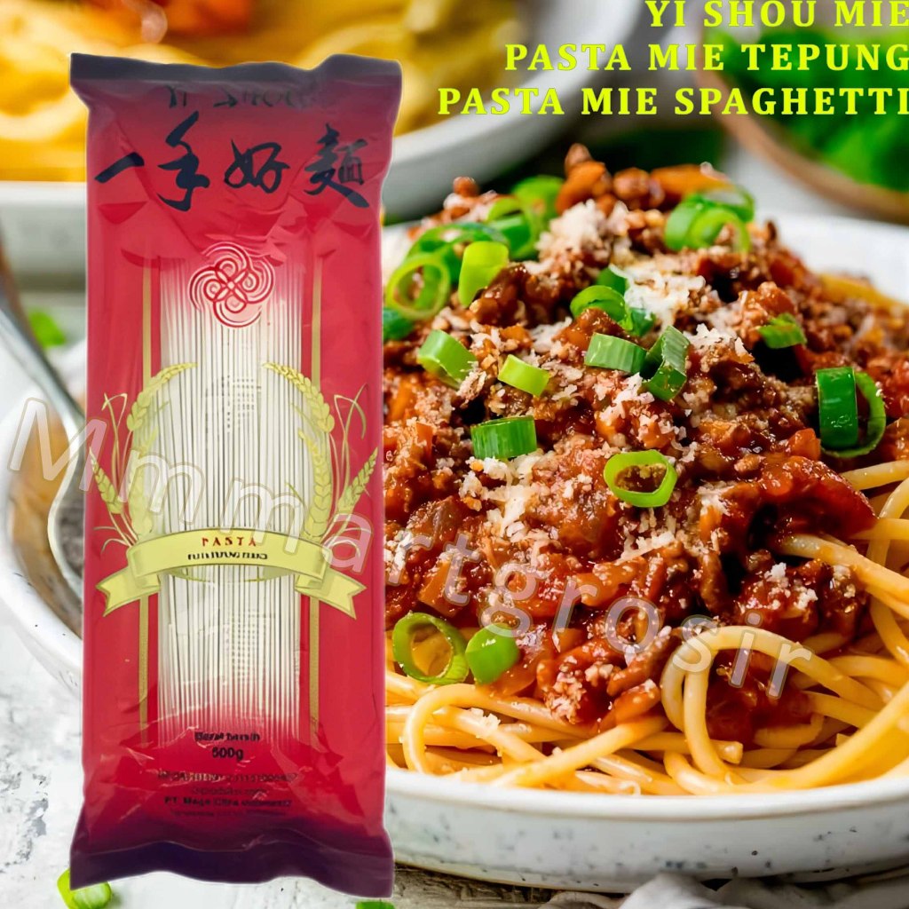 

Yi Shou Mie / Pasta Mie Spaghetti / Pasta Tepung Terigu / 500gr