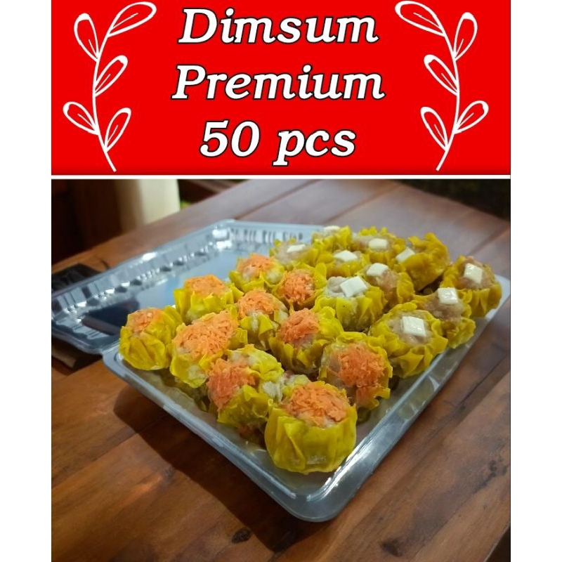 

Dimsum premium mini reguler isi 50 pcs dengan chili oil di Bandung mix 5 varian topping (frozen)