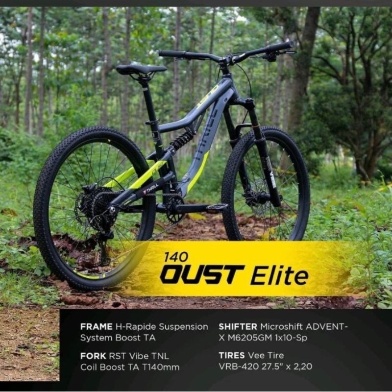 MTB AM 27.5", Thrill Oust T140 Elite BB.