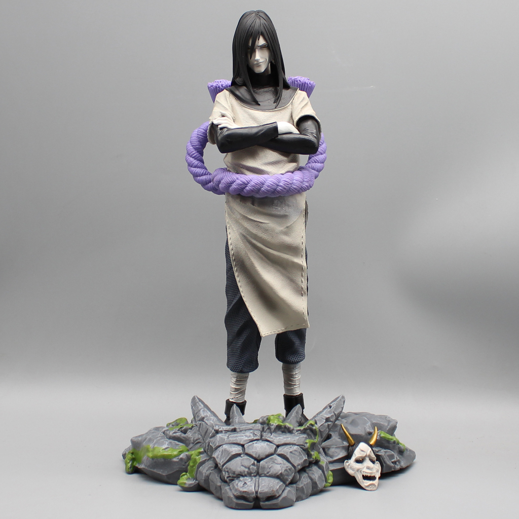 [ Foto Asli ] Statue Naruto Figure Orochimaru Stand Up Recast