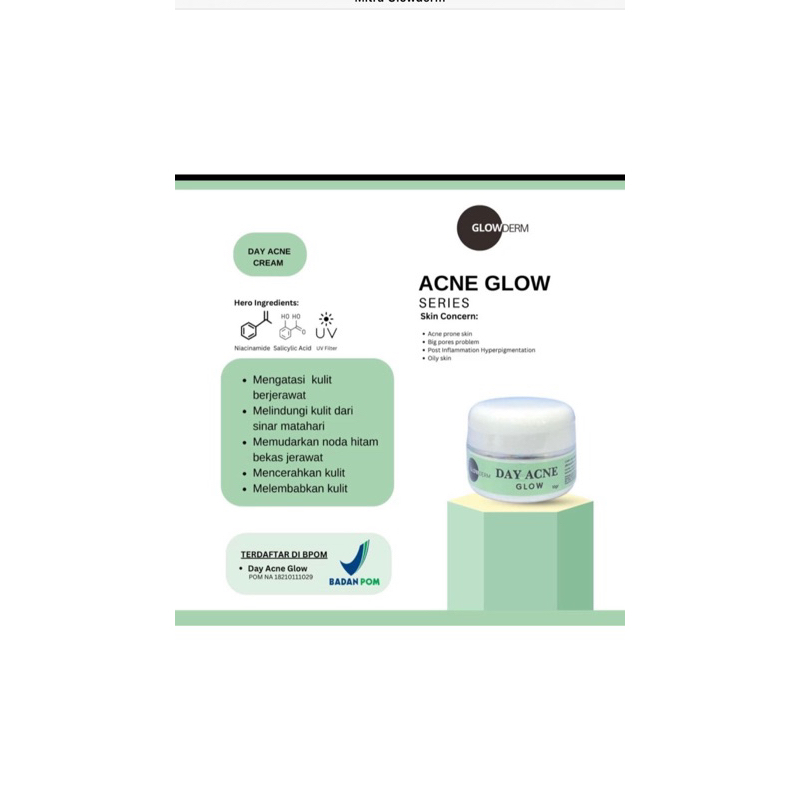 Day Acne Cream Glowderm