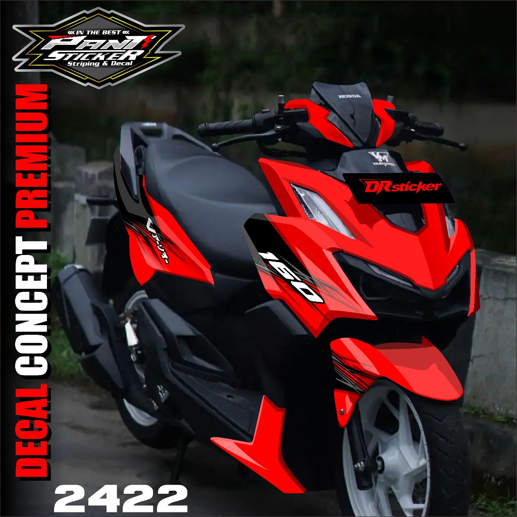 Decal sticker Honda Vario 160 New ABS/NON ABS fullbody Dekal Stiker Motor Honda Vario 160 Murah deca