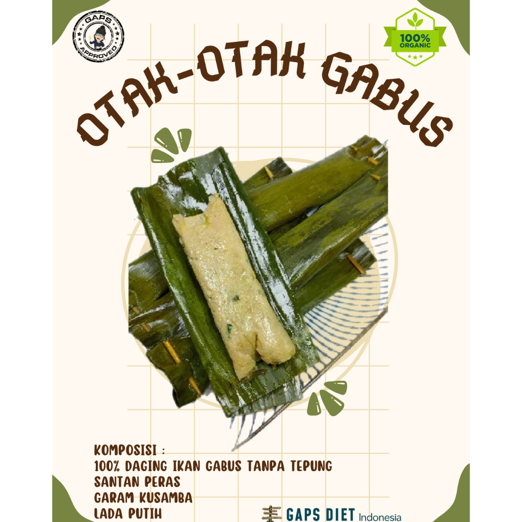 

Gaps Approved otak otak raw caught river gabus, halal, tanpa tepung