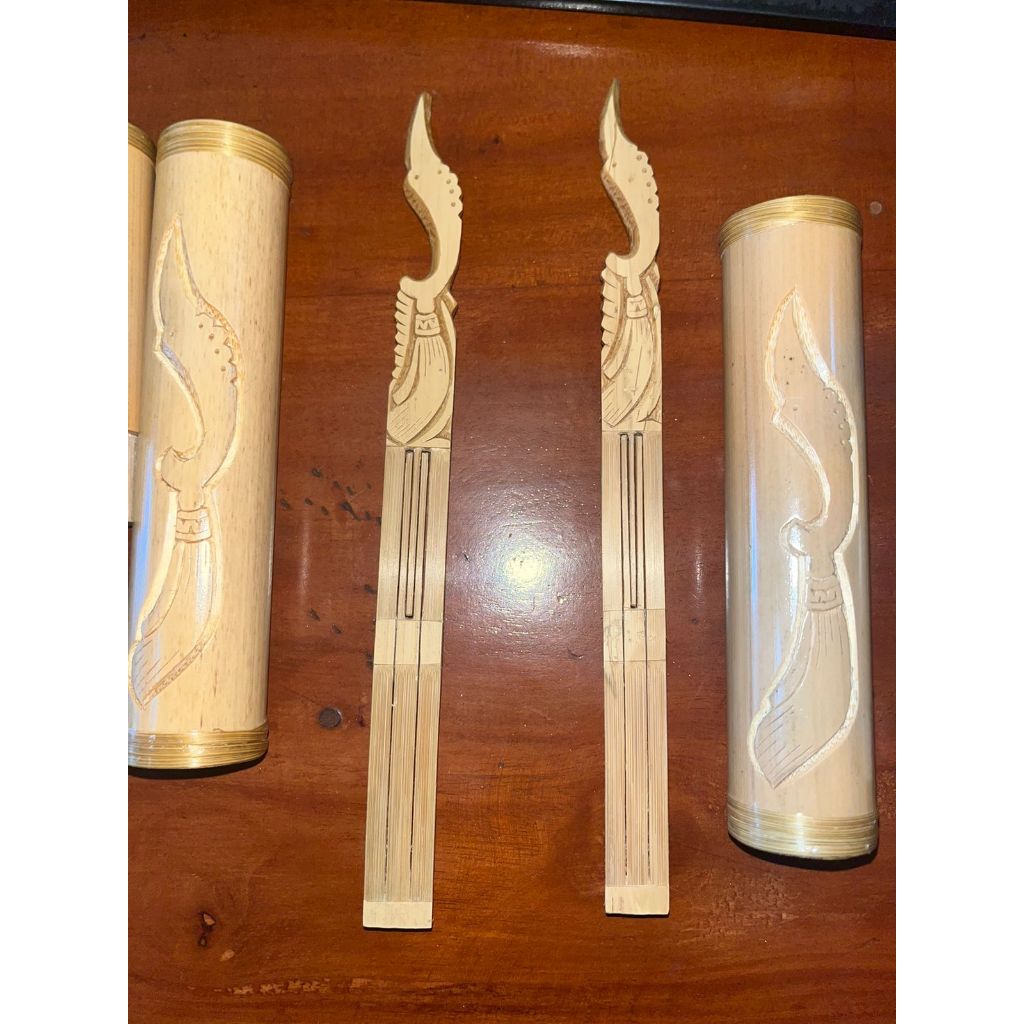 Karinding Ukir Kujang 2 Garis