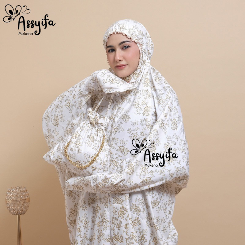 Assyifa - Mukena Terusan Katun Foil Syahla