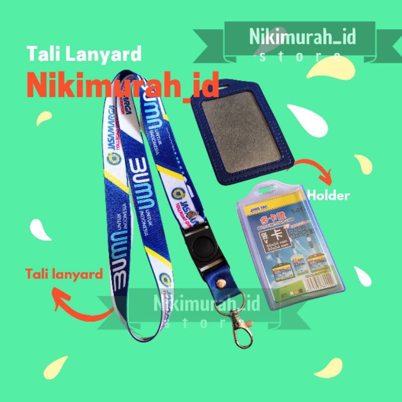 

Lanyard Jasamarga Bumn / Tali id card JASAMARGA BUMN KALUNG JASAMARGA GANTUNGAN JASAMARGA READY STOK PRINTING