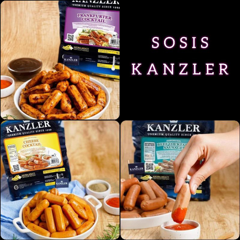 

sosis kanzler 250gr | sosis kanzler 500gr