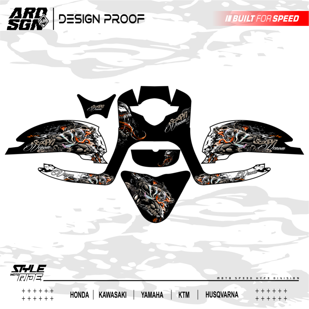 Decal scoopy Fi custom full body