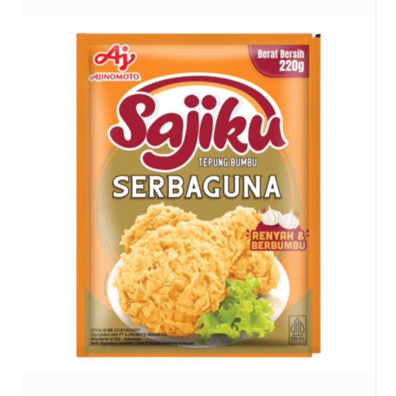 

Sajiku serbaguna 220g / tepung bumbu serbaguna / tepung goreng serbaguna