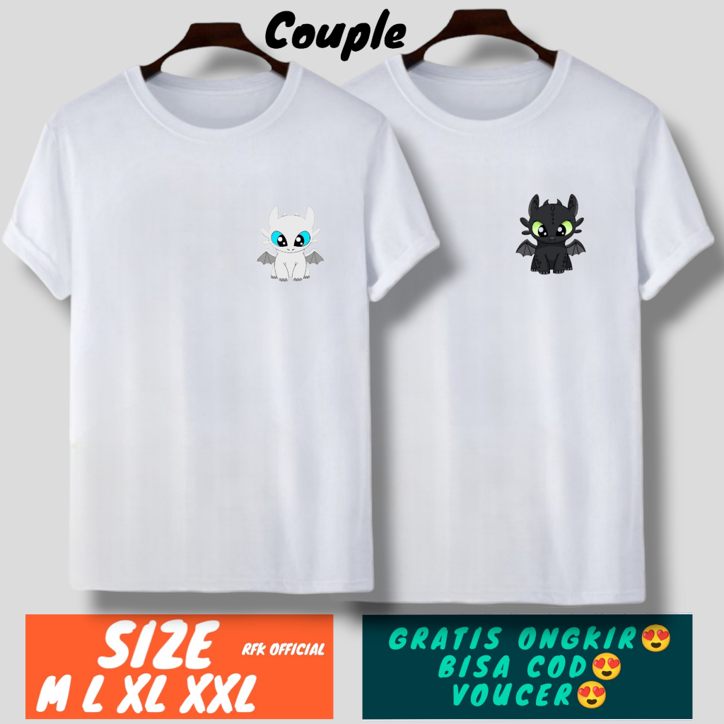 Baju couple pasangan terbaru 2024 / tshirt couple / baju couple pasangan / kaos couple pasangan 2 pc