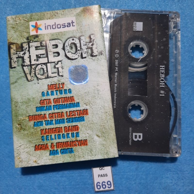Kaset pita Kompilasi Heboh Vol.1 / Iwan Fals Judika Kangen Band