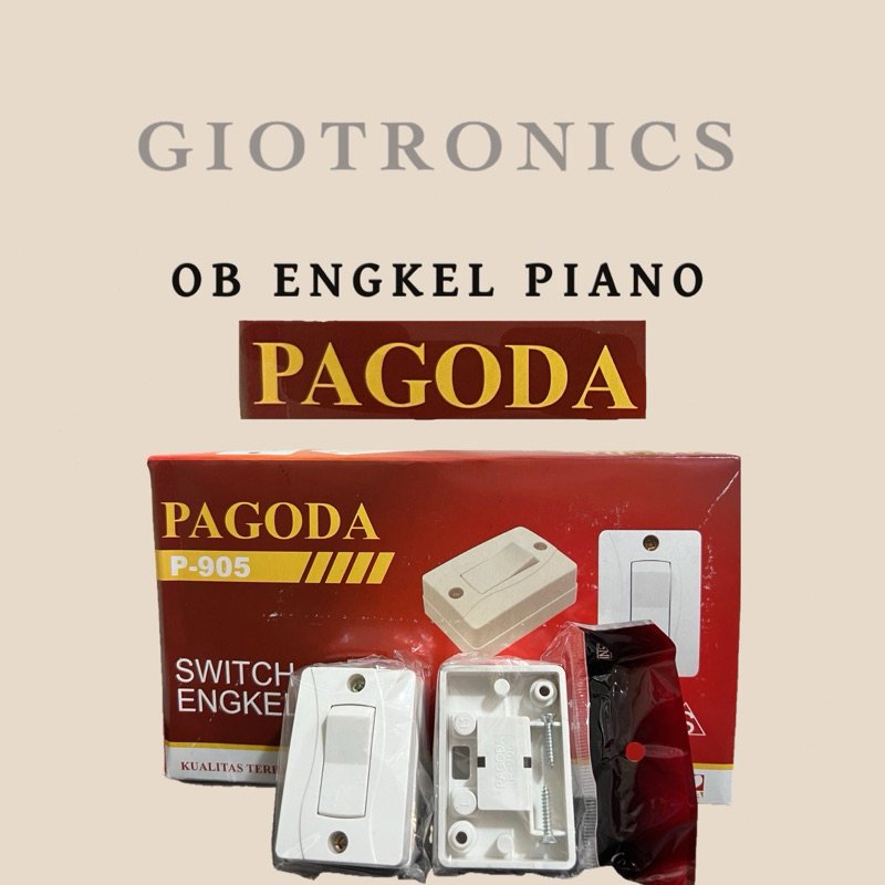 OB ENGKEL SAKLAR PIANO CETEK SATU PAGODA P 905