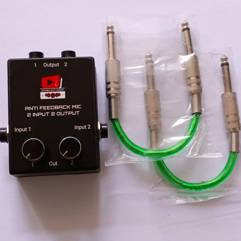 Alat Anti Feedback Mic 2 Input 2 Output e Q2X5