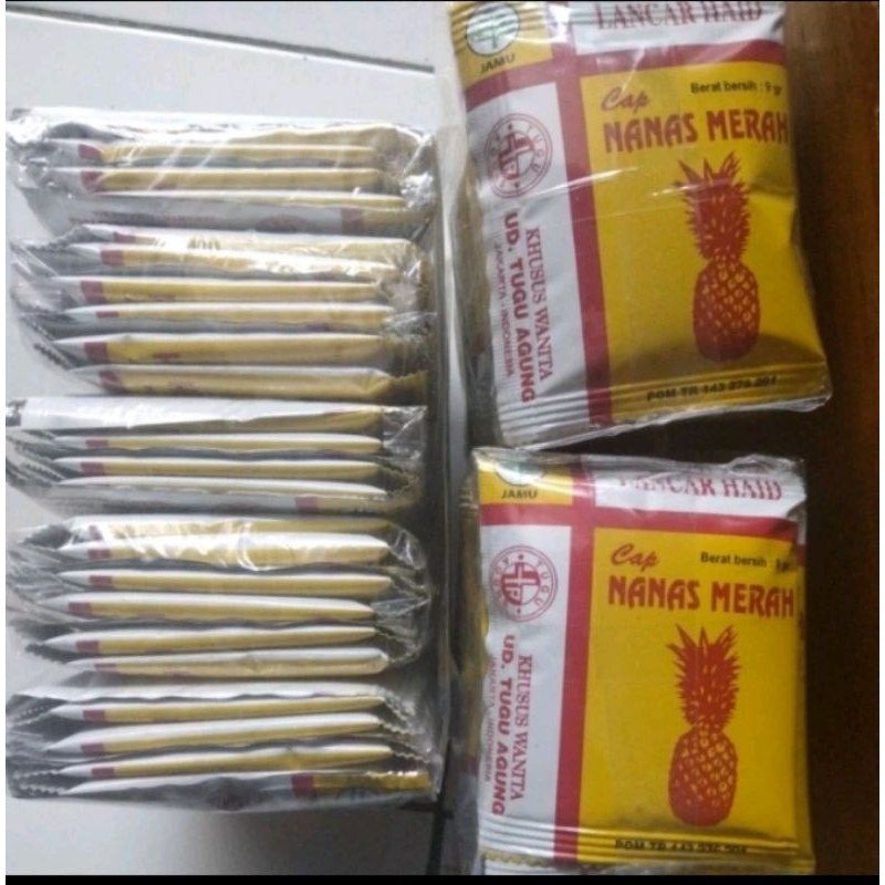 

Nanas merah isi 10 bungkus