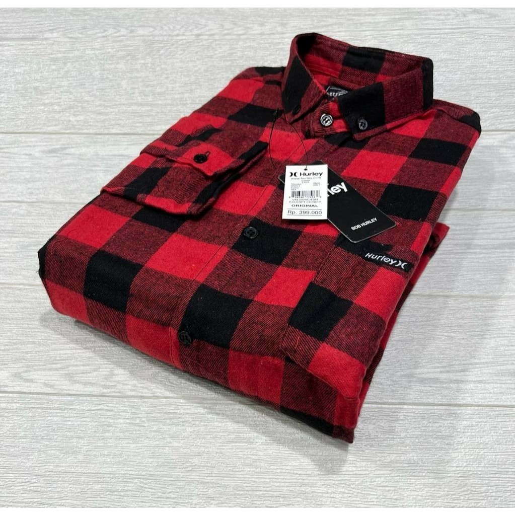 Kemeja Flanel Pria Lengan Panjang Kotak-Kotak Distro Hem Premium
