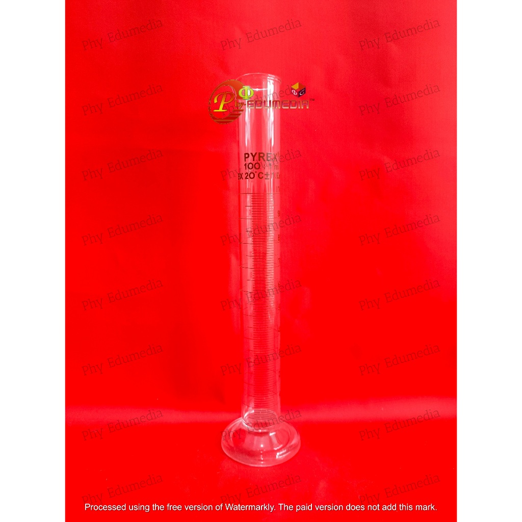 Gelas Ukur 100ml / Measuring Cylinder 100ml PYREX / Tabung Ukur 100ml PYREX