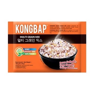 

TERDAHSYAT KONGBAB KONGBAP ORIGINAL MULTI GRAIN MURAH KONGBAP NATURAL HIGH FIBER MIX HALAL SEHAT TINGGI GIZI isi 6x25gr beras diet korea