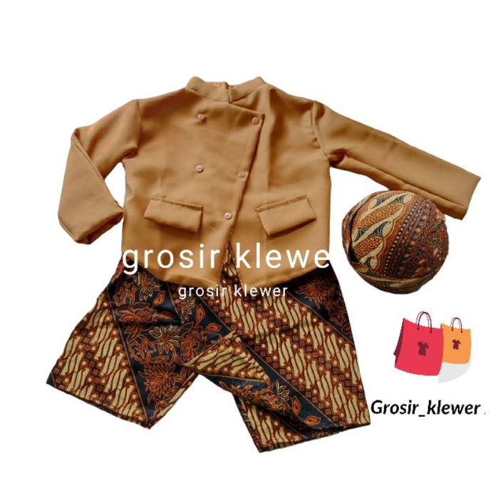 KODE U63S BEST SELLER  SET Beskap anak laki laki Beskap Bayi Tedak Siten  Beskap Anak Lakilaki  Besk