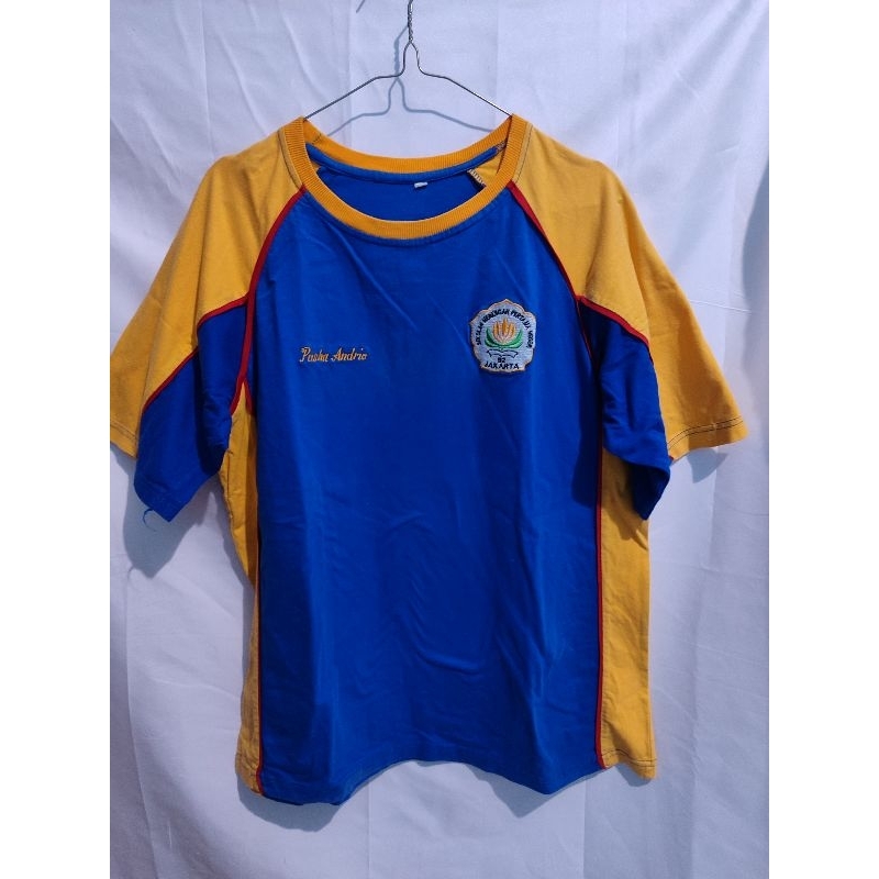 kaos seragam olahraga preloved smpn 92