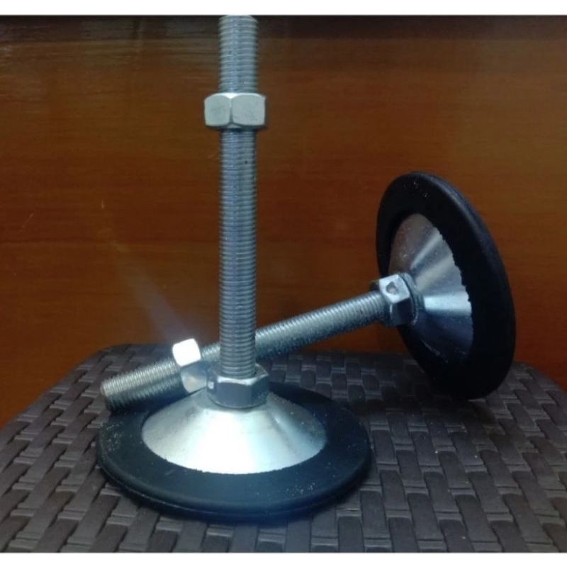 1 set kaki adjuster conveyor M20×150 +karet/ foot adjuster table