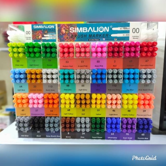 

MAKSIMAL Brush pen Marker Simbalion DUAL TIP