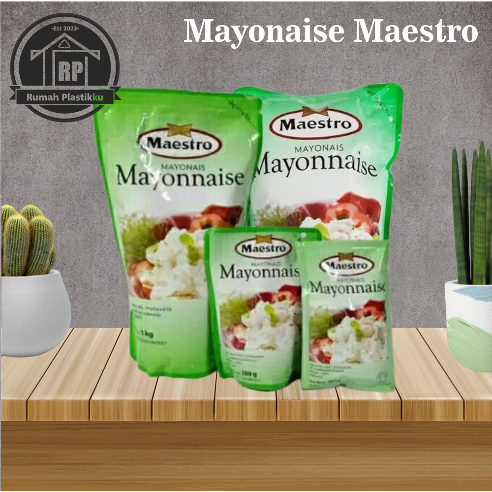 

Mayonaise maestro Kemasan Sachet/ 100Gr/ 180Gr/ 1Kg