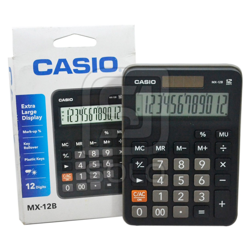 Calculator Kalkulator CASIO MX12B MX12B Dekstop Calculator Original a Q1C2