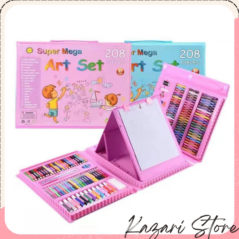 

KAZARI Crayon Set Mewarnai dan Melukis Art Set isi 28 pcs m K4V7