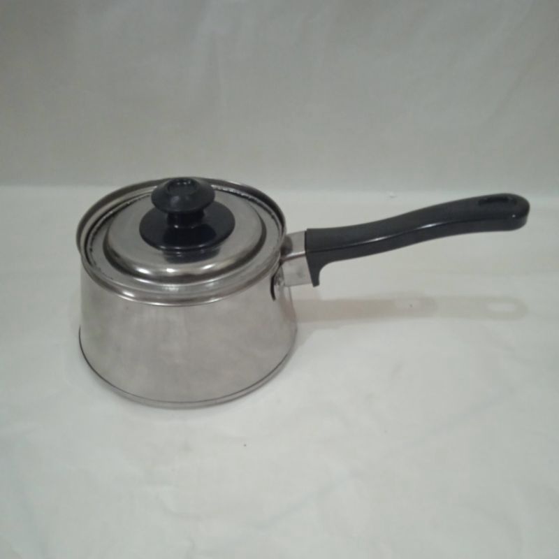 TERDAHSYAT Panci Kopi mini dengan Tutup Panci Mini Stainless dengan Tutup