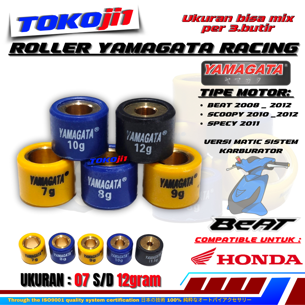 YAMAGATA Roller Racing Beat Scoopy Spacy Karbu 7gram - 12gram Original