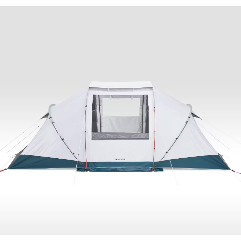 8561167 Tenda Arpenaz 4.2 Fresh & Black Camping Keluarga 4 Orang - 2 Ruang Tidur