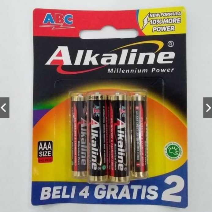 

BATERAI ALKALINE A2 A3 ISI 6 l K7Y2
