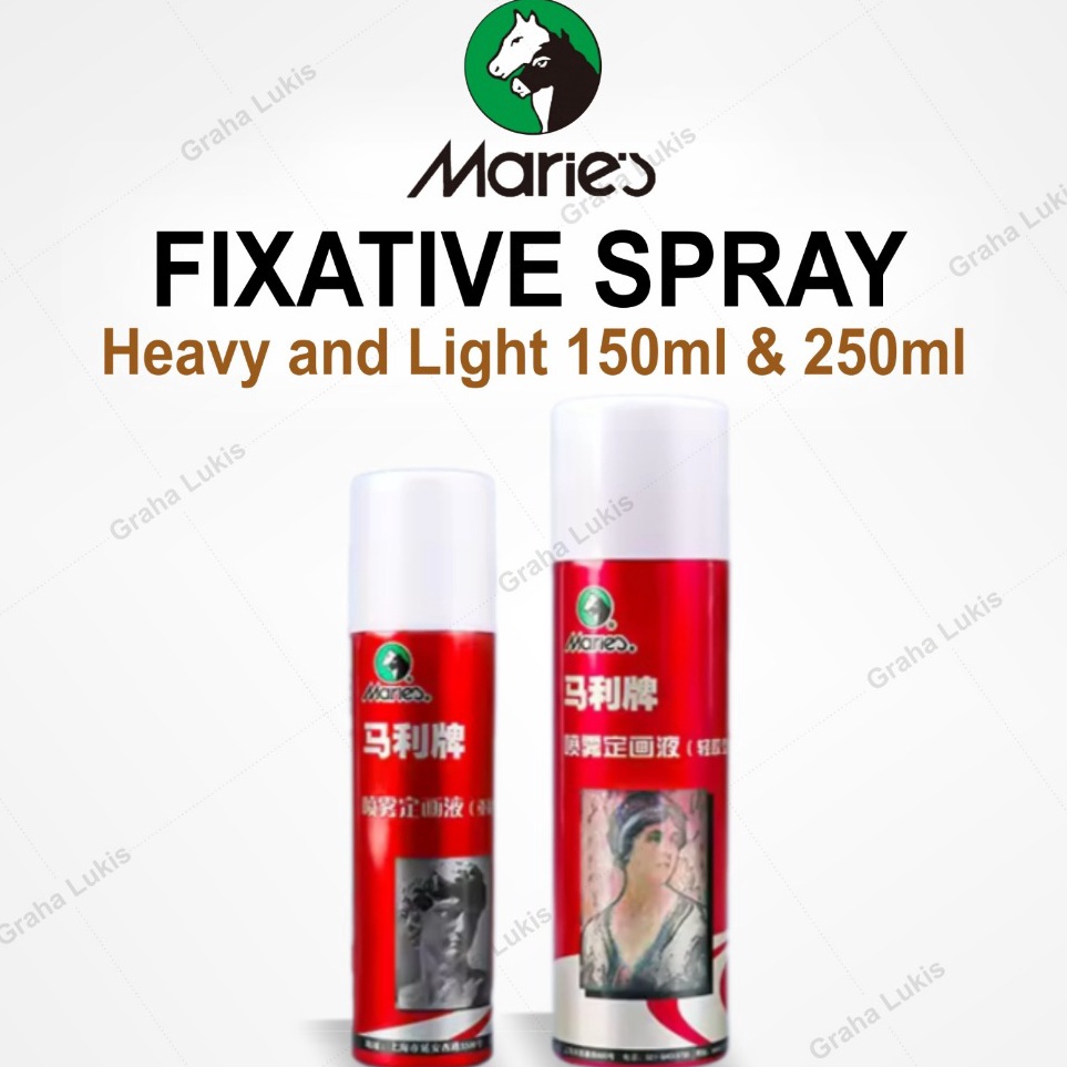 

Maries Fixative Spray 15ml 25ml Varnish for Gouache Acrylic Oil Painting q G7F3