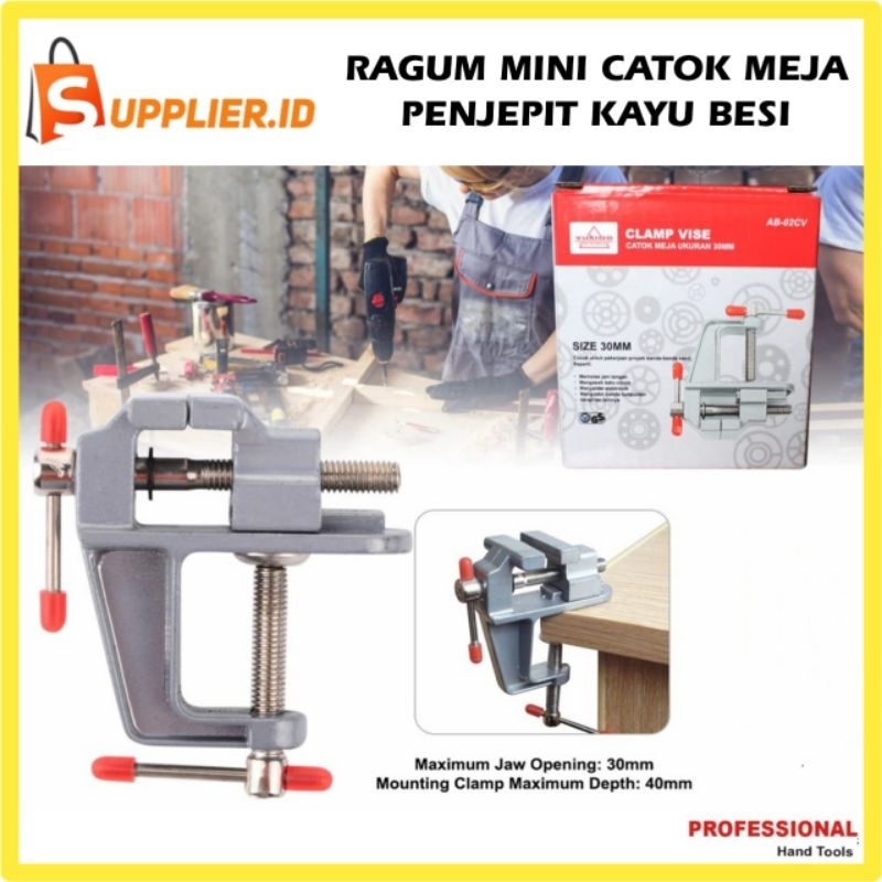 Ragum Mini Penjepit Meja Catok Meja Kecil