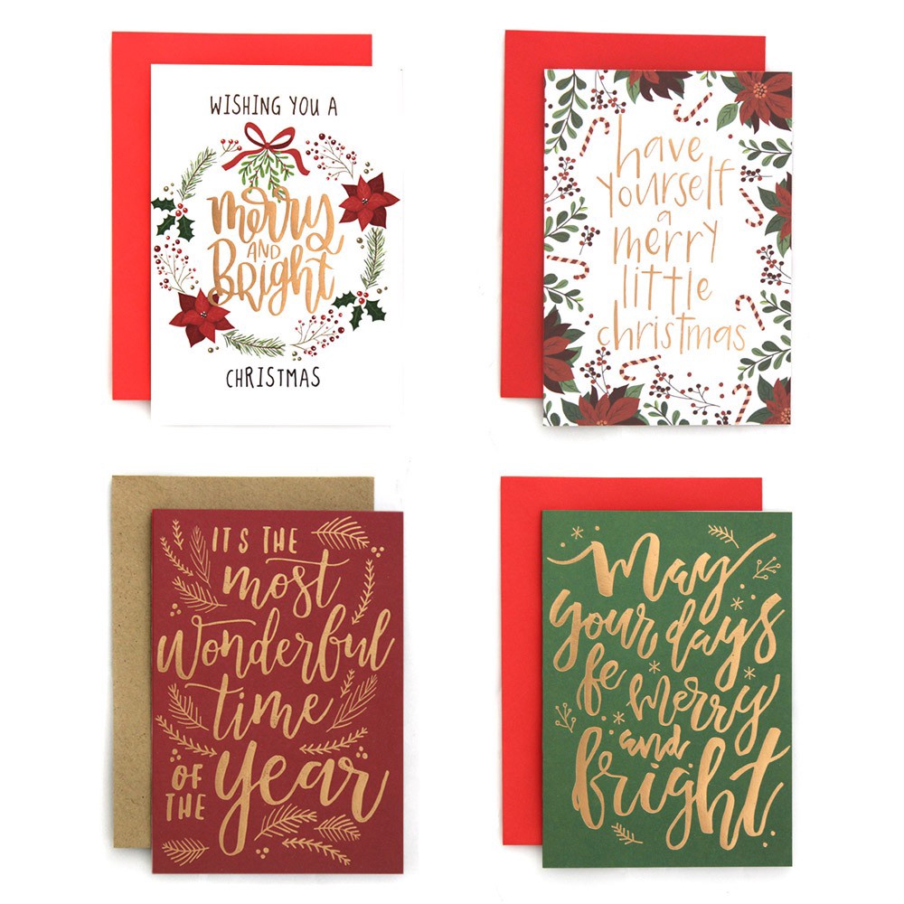 

DISKON BESAR Kartu Natal Harvest Christmas Greeting Card isi 4 Xmas Joyful