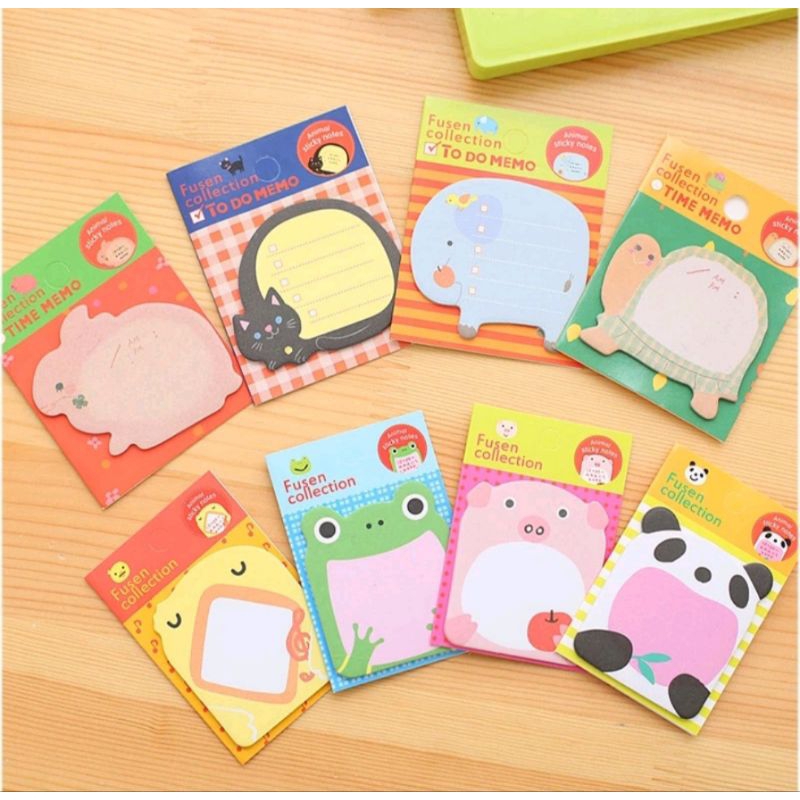 

[AJS] Sticky Notes Motif Hewan/Tempelan Kertas Catatan Memo