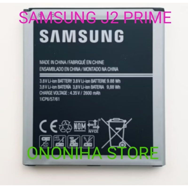 BATRE ORI SAMSUNG J2 PRIME