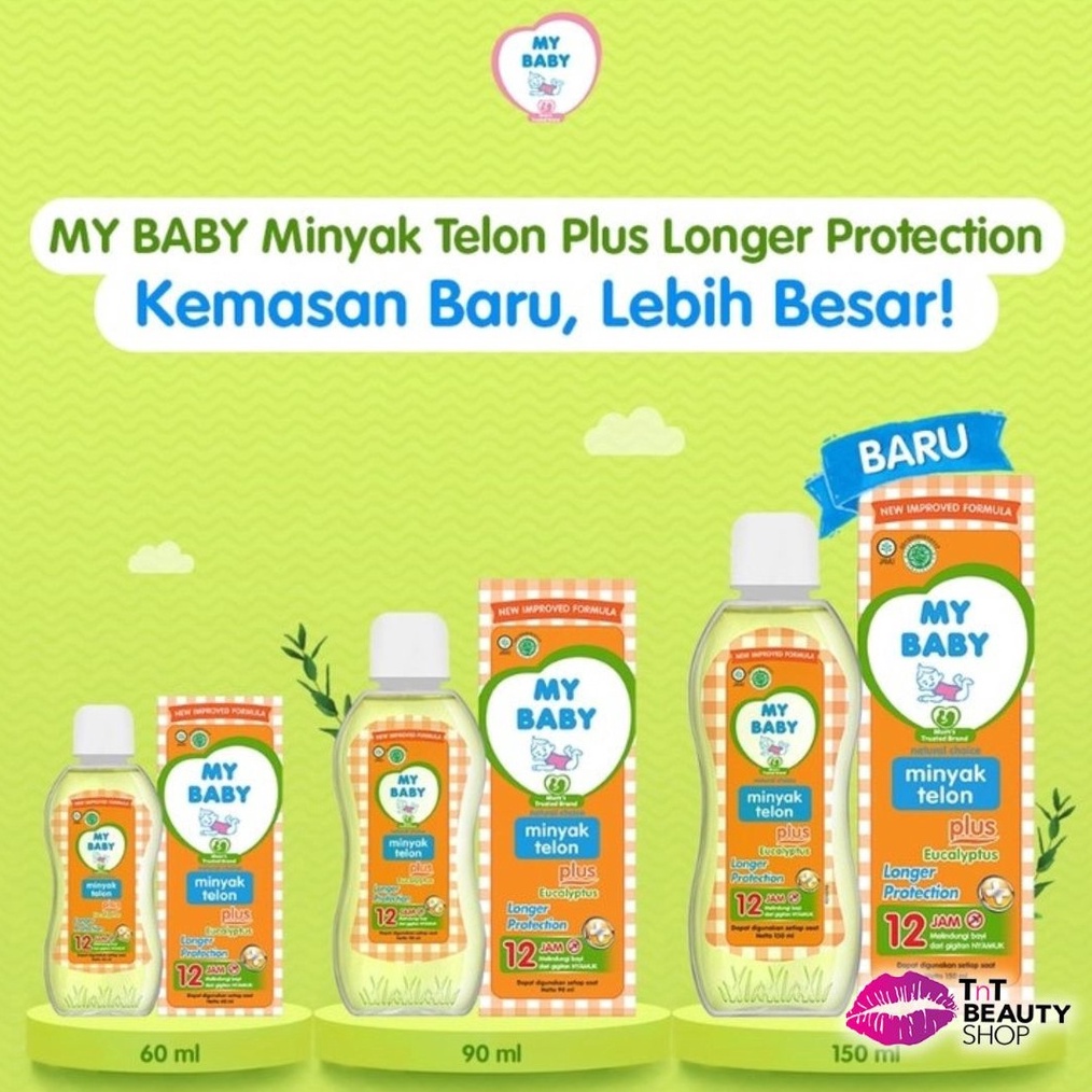 

BONANZA MY BABY Minyak Telon Plus Longer Protection 6ml 9 ml 15ml Minyak Bayi Anti Nyamuk 12 Jam