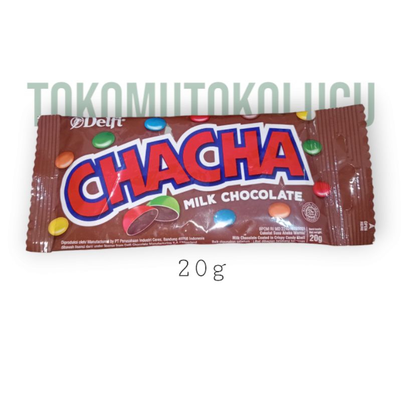 

chacha milk chocolate cokelat susu 20g