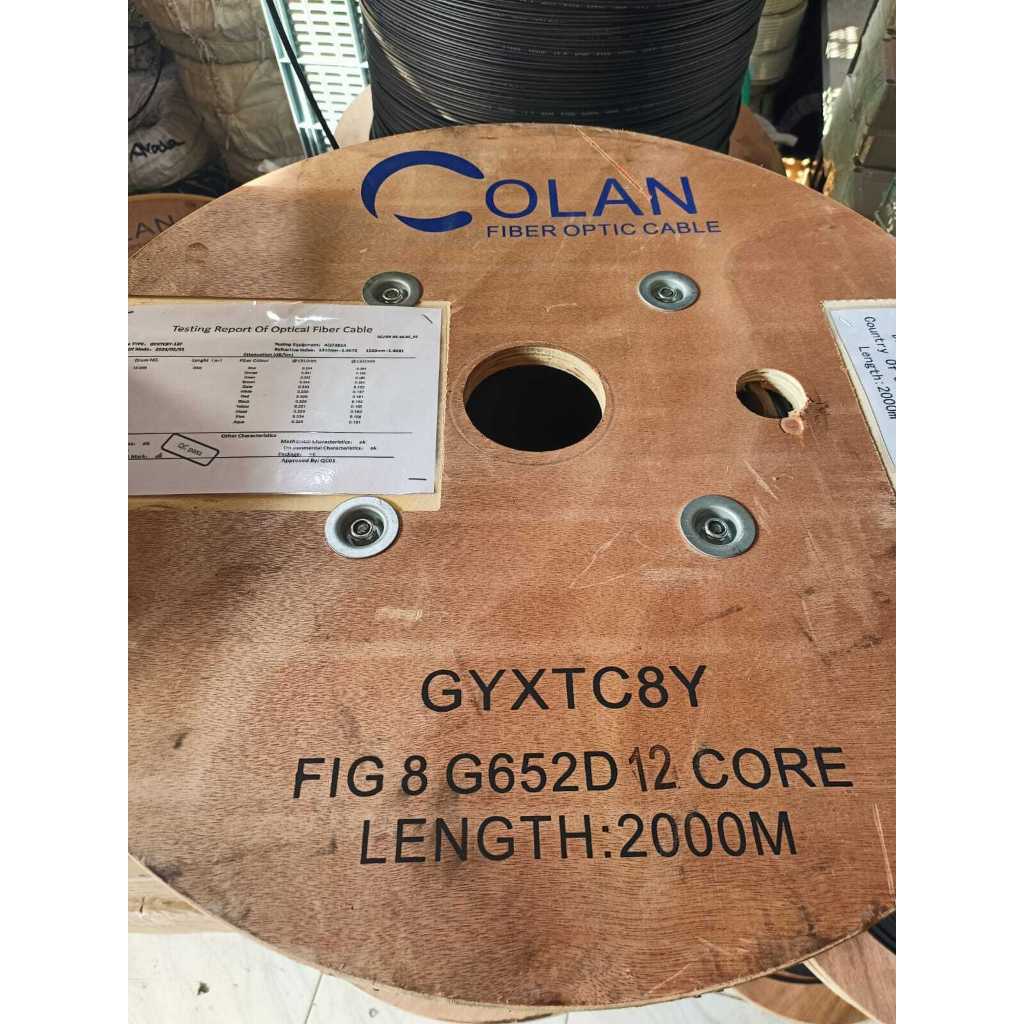 KABEL FO FIG8 4/6/8/12 CORE COLAN 2000M