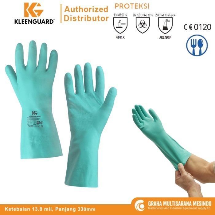 KLEENGUARD G80 Nitrile Chemical Resistant Sarung Tangan Safety