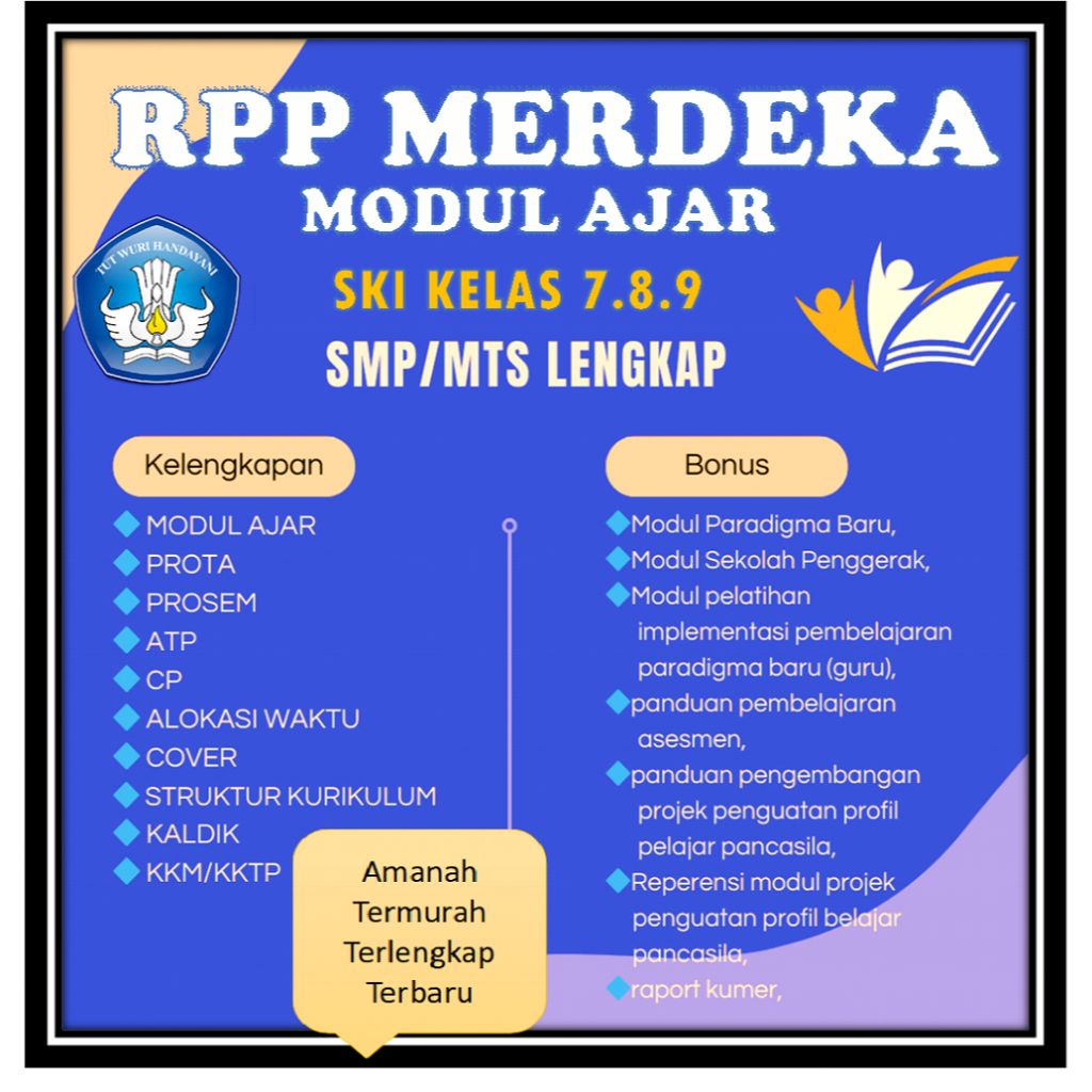 

MODUL AJAR SKI KELAS 7.8.9 SMP/MTs KURIKULUM MERDEKA LENGKAP