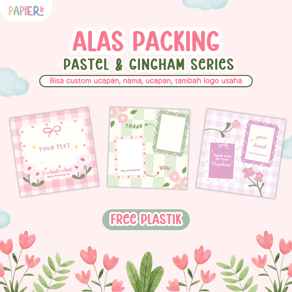 

Alas Packing Kue Alas Packing Tema Pastel Kotak-Kotak Paper Aksesoris Kertas Dudukan Kertas Alas Kue Cute Paper FREE PLASTIK