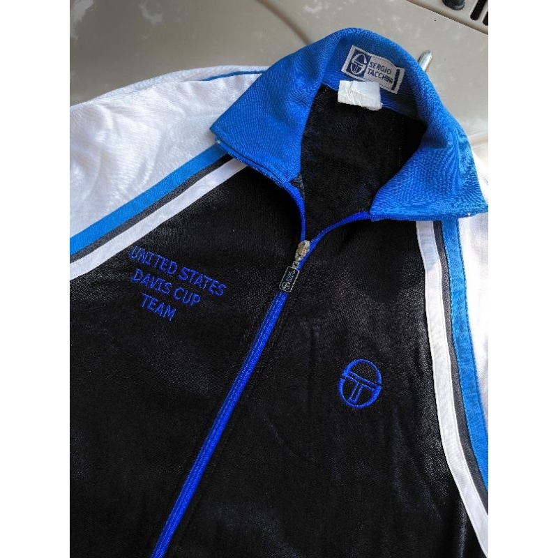 Vintage Sergio Tacchini Ghibli Mc.Enroe U.S.A Davis Cup team Wimbledon championship