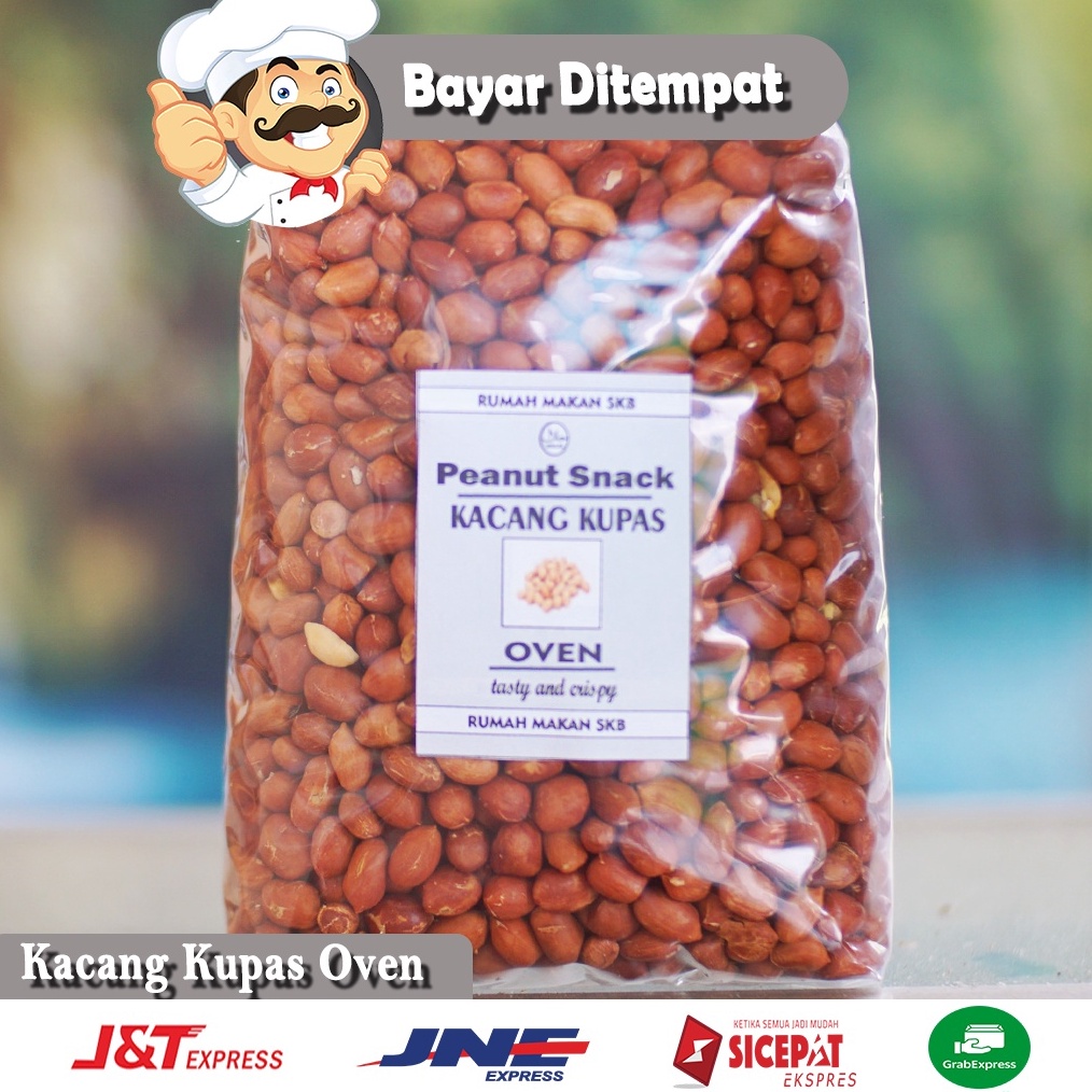 

PESTA DISKON 1kg Kacang Kupas Oven Original Wonogiri