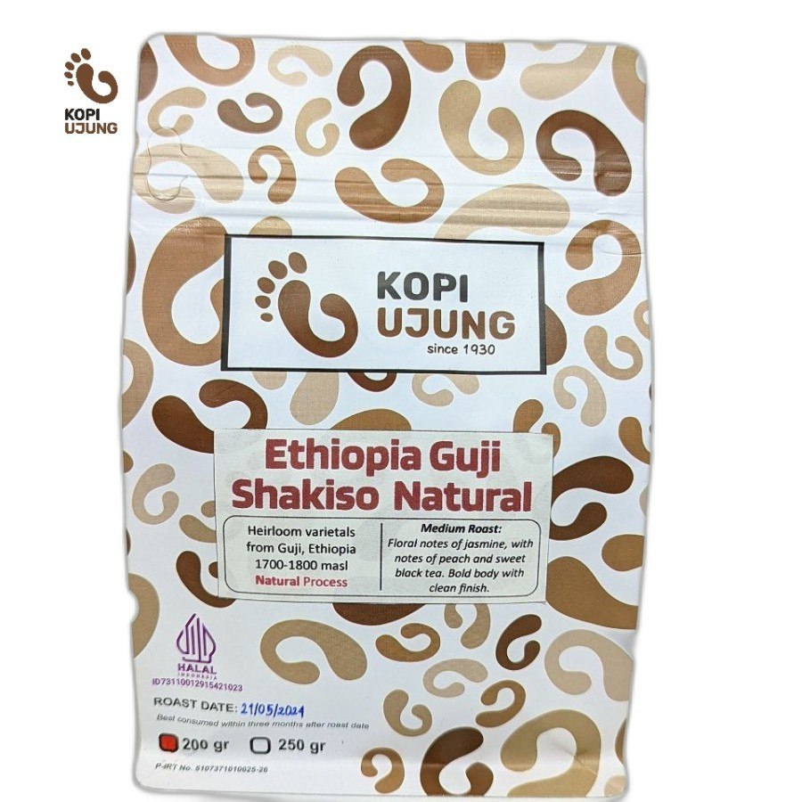 

Kopi Ujung Arabica Guji Shakiso Natural 200gr
