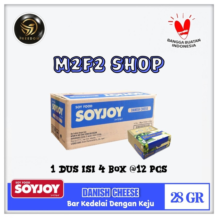 

SOYJOY Danish Cheese | Bar Kedelai Keju - 28 gr (Kemasan Karton)