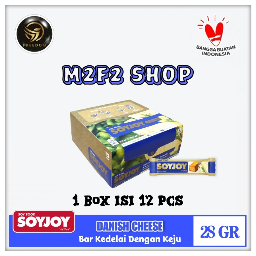 

SOYJOY Danish Cheese | Bar Kedelai Keju - 28 gr (Kemasan Box)