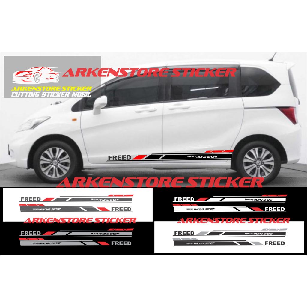 Sticker honda freed sticker stiker mobil freed sticker list freed