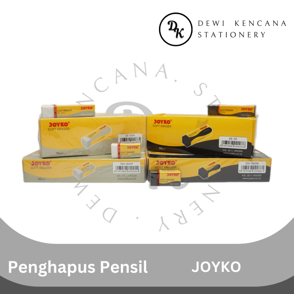 

Penghapus Pensil JOYKO Soft Eraser